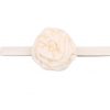 Baby Headbands With Satin Rose Flower