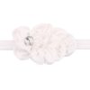 Elastic Headbands with Satin Flowers