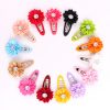 Lovely BB Hair Pins With Satin Flower
