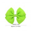 3.5 Inches Girls Grosgrain Ribbon Hair Bows With Clip