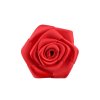 3.5 cm Diameter Solid Color Satin Ribbon Rose Flowers 25 Colors Available