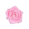 3.5 cm Diameter Solid Color Satin Ribbon Rose Flowers 25 Colors Available