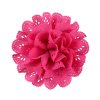10 cm Diameter Solid Color Hollow-carved Pattern Chiffon Flowers 26 Colors Available