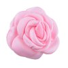 6 cm Diameter Solid Color Satin Fabric Camellia Flowers 24 Colors Available