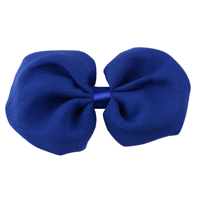 4 Inches Width Solid Color Chiffon Pre Made Bows 4 Inches Width Solid Color Chiffon Pre Made Bows