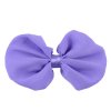 4 Inches Width Solid Color Chiffon Pre Made Bows 13 Colors Available