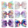 8 Inches Rainbow Grosgrain Ribbon Jojo Siwa Bows