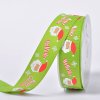 Custom Printed Grosgrain Christmas Ribbon For Gift Decoration