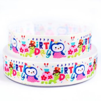 Cartoon Printed Grosgrain Ribbon for Hair Bow Making