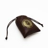 PU leather material customised drawstring pouches wholesale