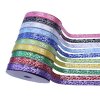 Luxury silver foil printed grosgrain ribbon 7/8″ width wholesale