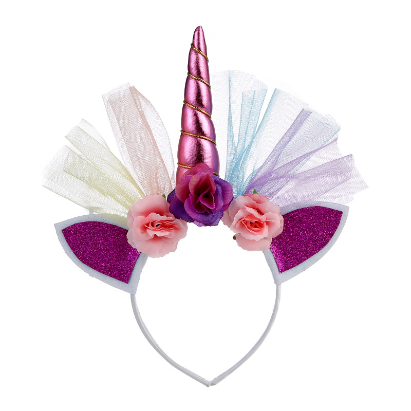 Unicorn Hair Band for Kids Party Gift Promotion Hair Bands