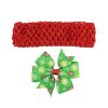 Merry christmas elastic head bands for baby