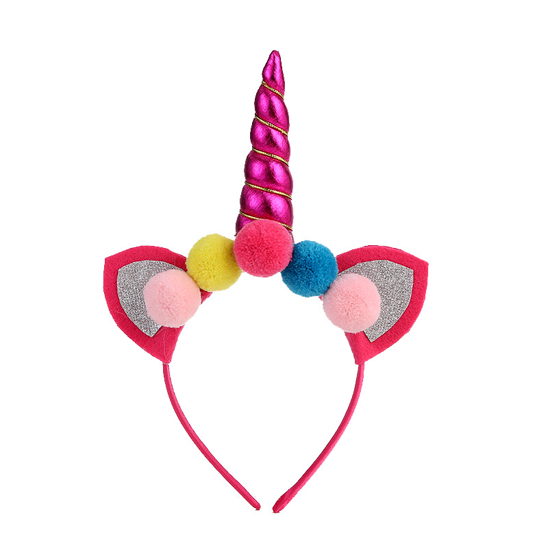 Wholesale party favors unicorn kids hair bands