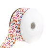 Wholesale 38 mm wide unicorn printed grosgrain ribbon for hair bows making