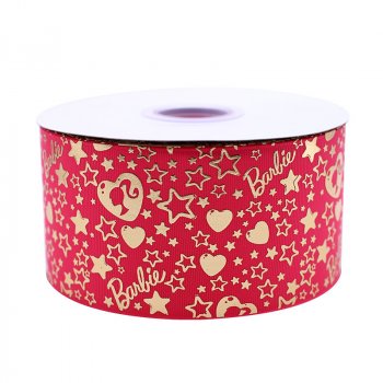 Printed Valentine’s Day 75 mm wide grosgrain ribbon roll