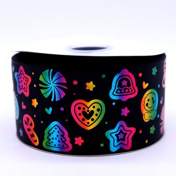 Wholesale Christmas Ribbon 75 MM Wide Grosgrain Ribbon