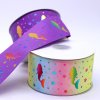 3″ wide printed cartoon mermaid grosgrain ribbon 75 mm width