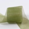 MingRibbon Ready stock 190 colors available 100% nylon organza ribbon/sheer ribbon wholesale