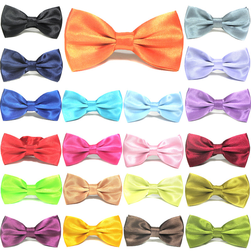 satin bow tie for boys