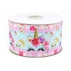 3 inches wide printed unicorn grosgrain ribbon wholesale