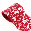 MingRibbon Wholesale 3 inches wide Christmas Ribbon Printed Grosgrain Ribbon
