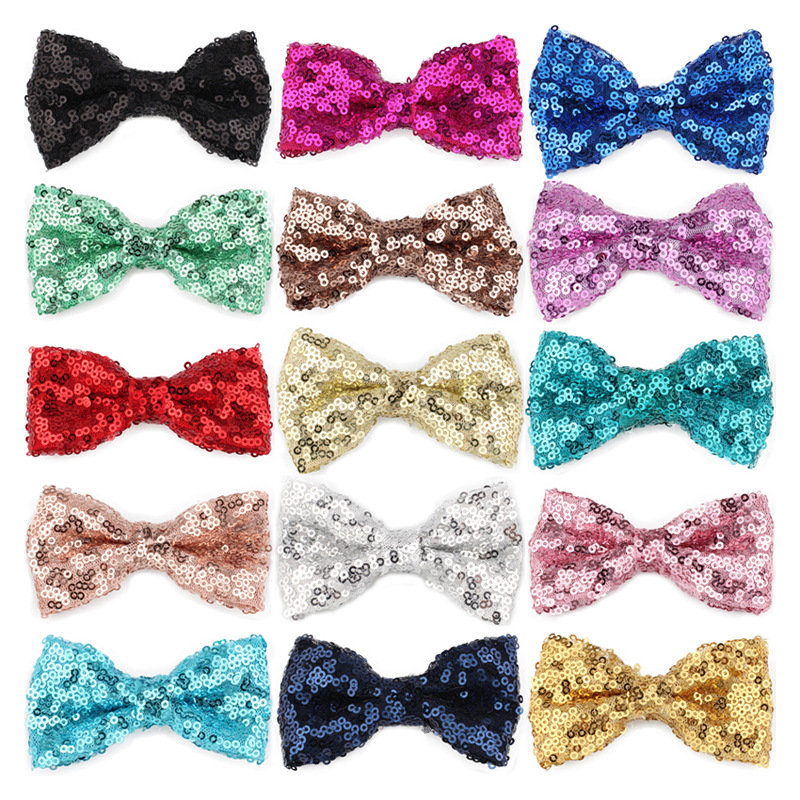 Ready Stock 3.5'' Sequin Bow Tie