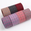 MingRibbon Wholesale 7 colors Swallow gird Ribbon/Polyester Ribbon for Bouquet Packing