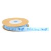 MingRibbon Wholesale 10 m/roll baby boy/girl 1 cm wide printed satin ribbon