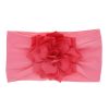 Handmade lotus flower elastic headbands for baby | Children hair accessories