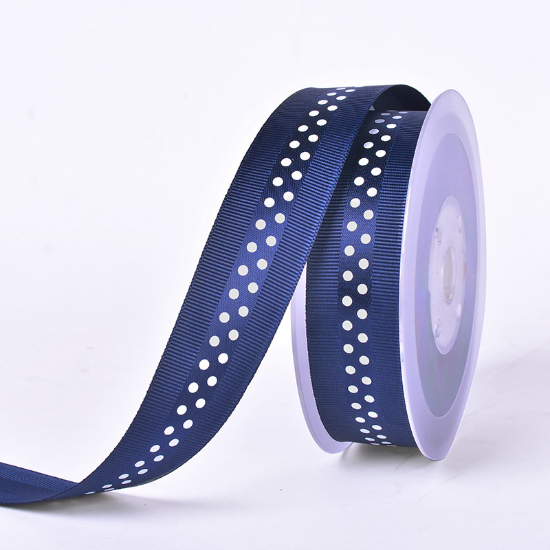 dots grosgrain ribbon 25mm (8) 370#