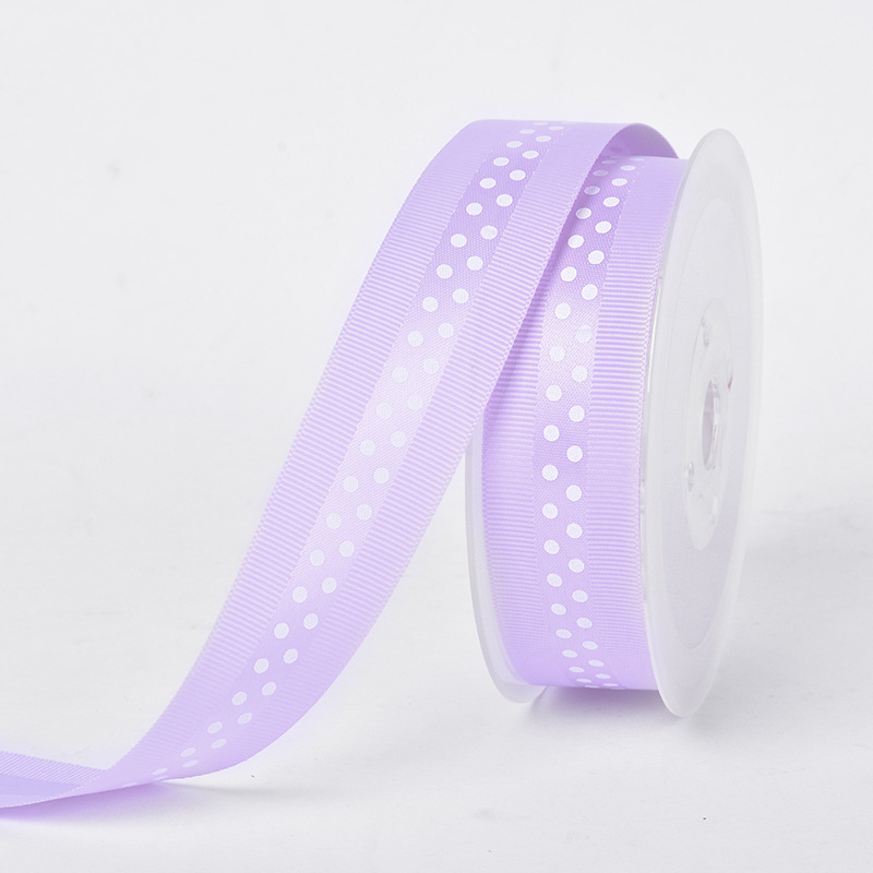 dots grosgrain ribbon 25mm (9) 430#