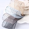MingRibbon Ready stock 9 colors polyester gold, silver edges mesh sheer ribbon/organza ribbon wholesale