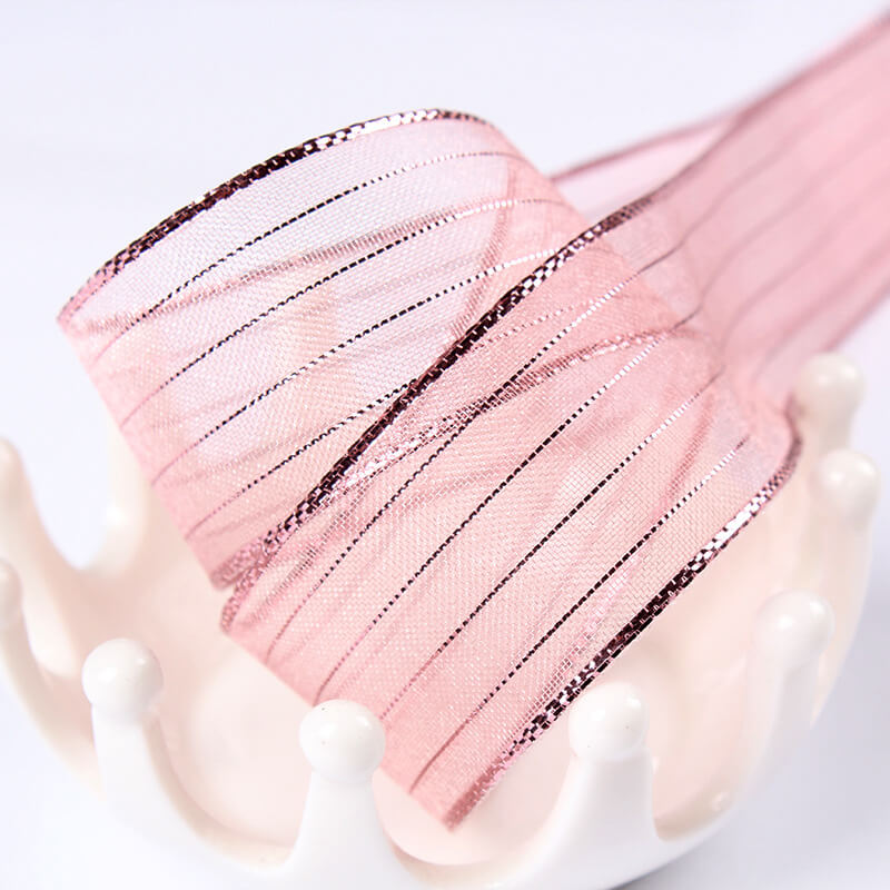 edges mesh ribbon for bouquet packing (13)