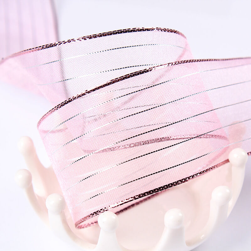 edges mesh ribbon for bouquet packing (2)