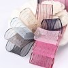 MingRibbon Ready stock 9 colors polyester gold, silver edges mesh sheer ribbon/organza ribbon wholesale