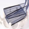 9-colors polyester gold & silver edges mesh sheer organza ribbon