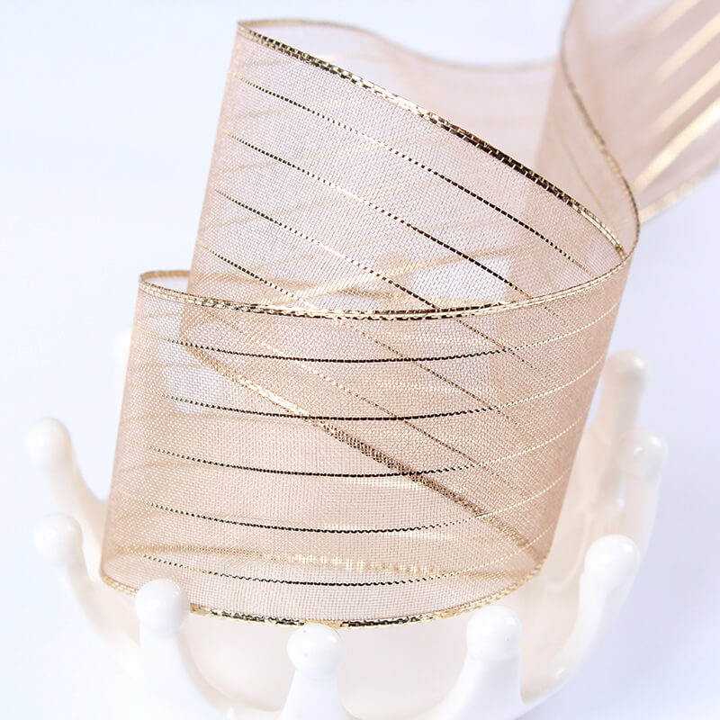 edges mesh ribbon for bouquet packing (7)