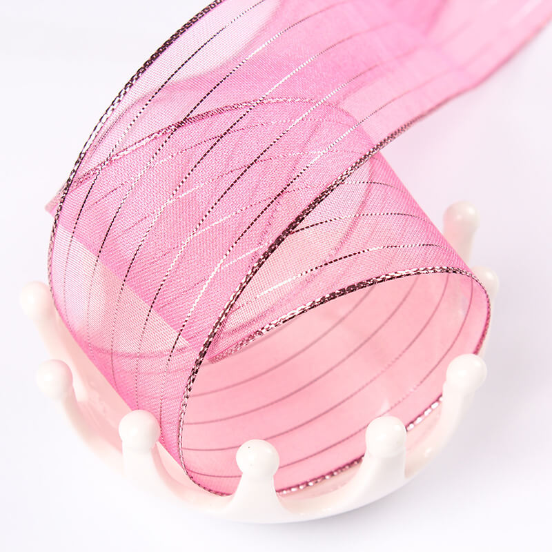 edges mesh ribbon for bouquet packing (9)