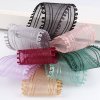 MingRibbon wholesale cute ear edges diy nylon sheer ribbon for gift decorations