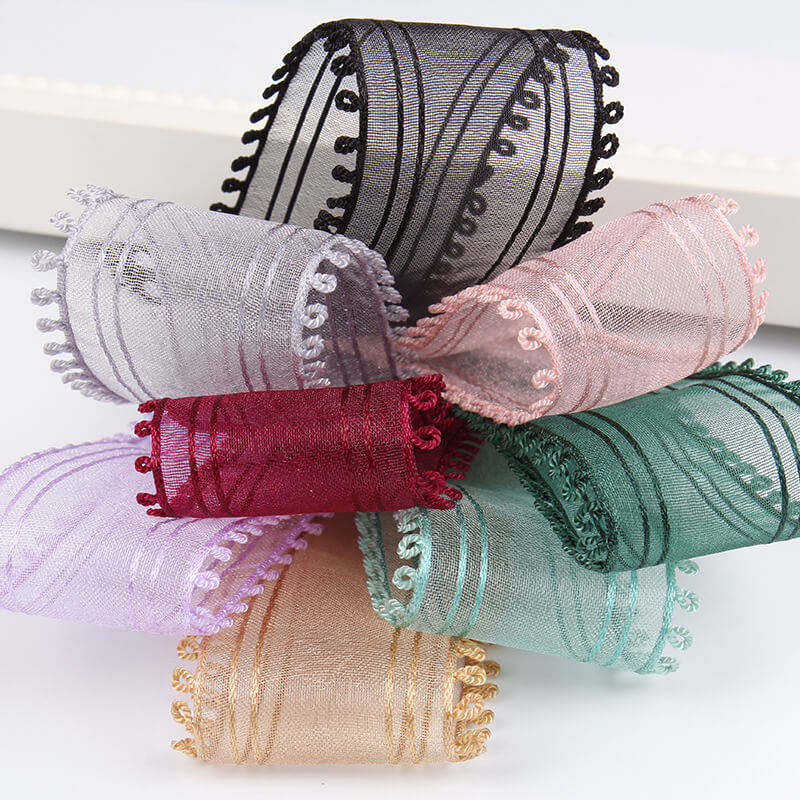 edges sheer ribbon for DIY (1)
