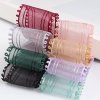 MingRibbon wholesale cute ear edges diy nylon sheer ribbon for gift decorations