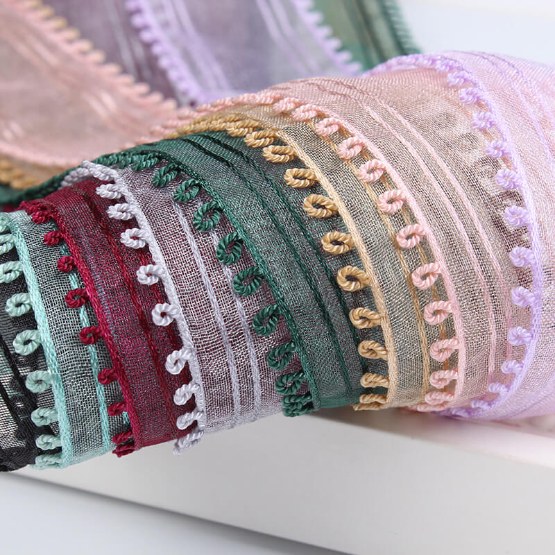 edges sheer ribbon for DIY (5)