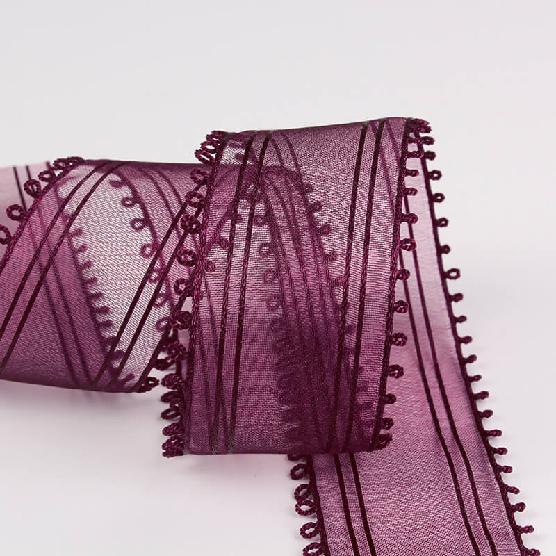 edges sheer ribbon for DIY (9)