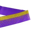 MingRibbon DIY Grosgrain Ribbon 3 inches Gold Glitter Printed Ribbon Wholesale