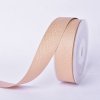 wholesale purl herringbone ribbon with gold metallic polyester
