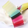 MingRibbon Ready stock 28 colors available 100% nylon mesh sheer ribbon wholesale 100 yards/roll