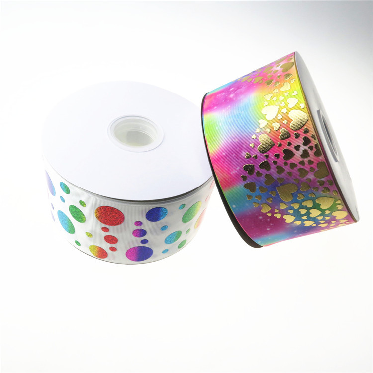 polka dots grosgrain ribbon 75mm (3)