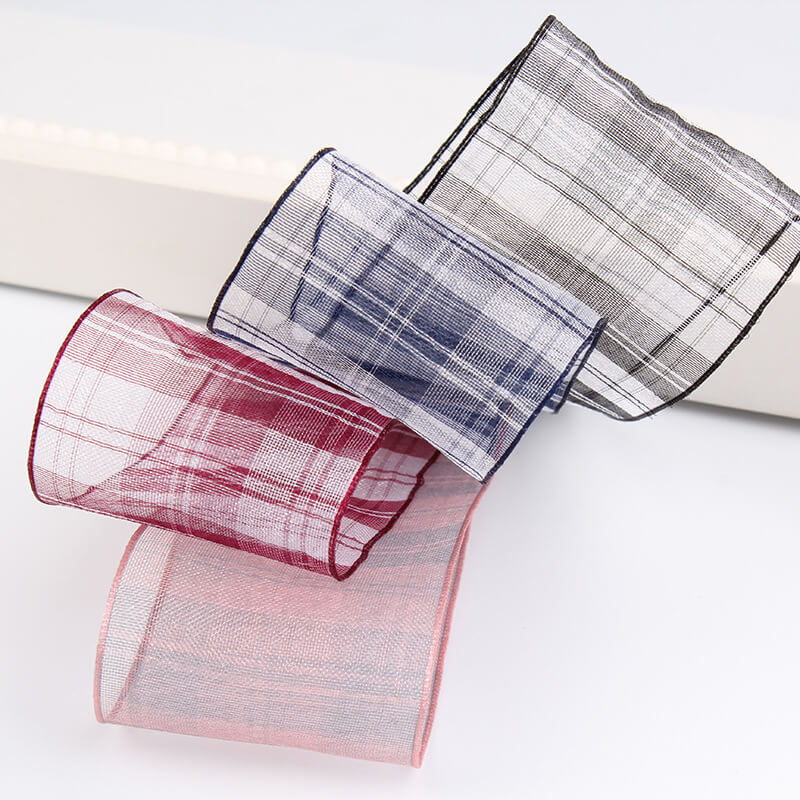 polyester mesh ribbon for decorations (8)