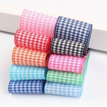 MingRibbon Wholesale Gift Packing Ribbon/Polyester Swallow Gird Ribbon